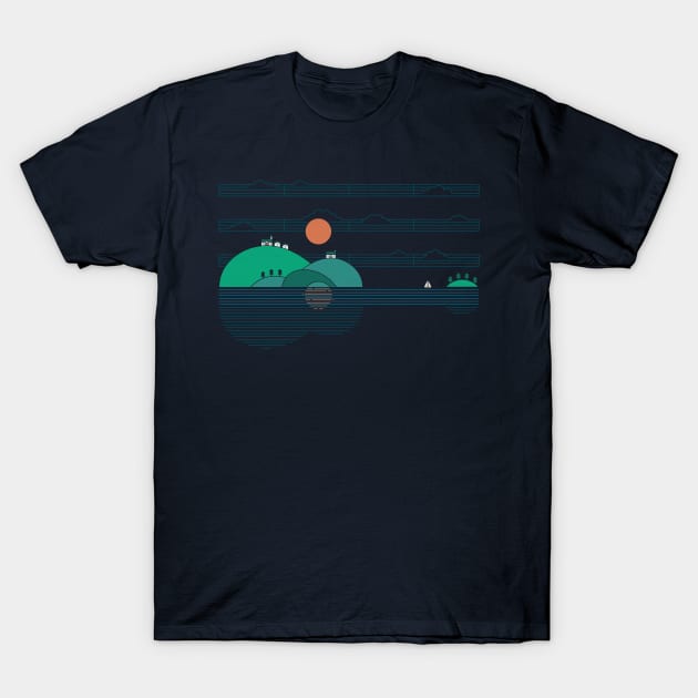 Island Folk T-Shirt by Thepapercrane